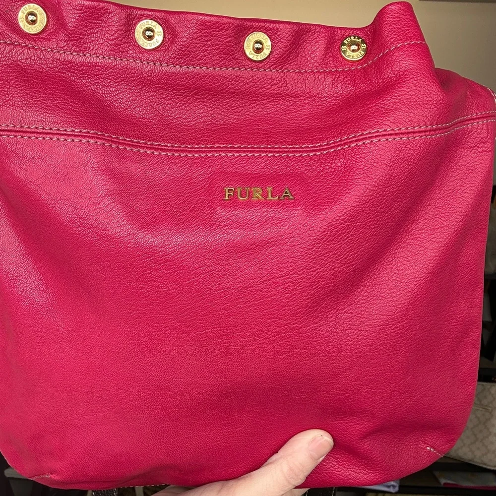 Furla Pink Crossbody Bag - Picture 1 of 11